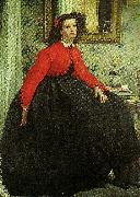 James Tissot portrait of a lady, c. Spain oil painting artist